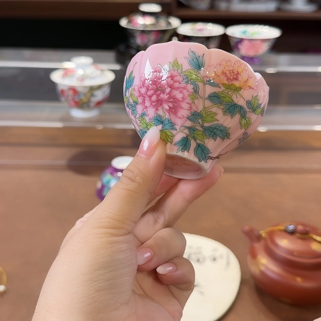 M***o珐琅彩主人杯茶具套装