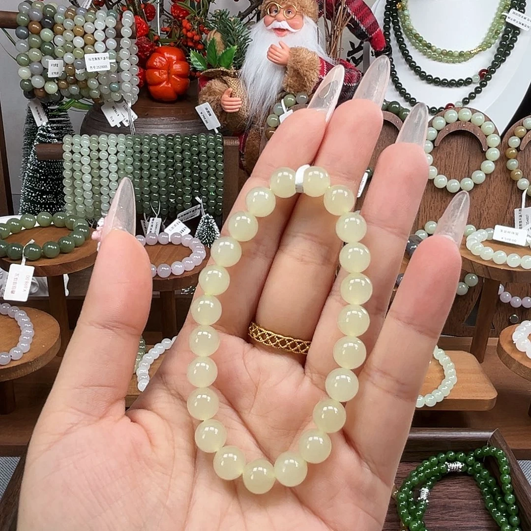 自***罗和田玉未镶嵌手串