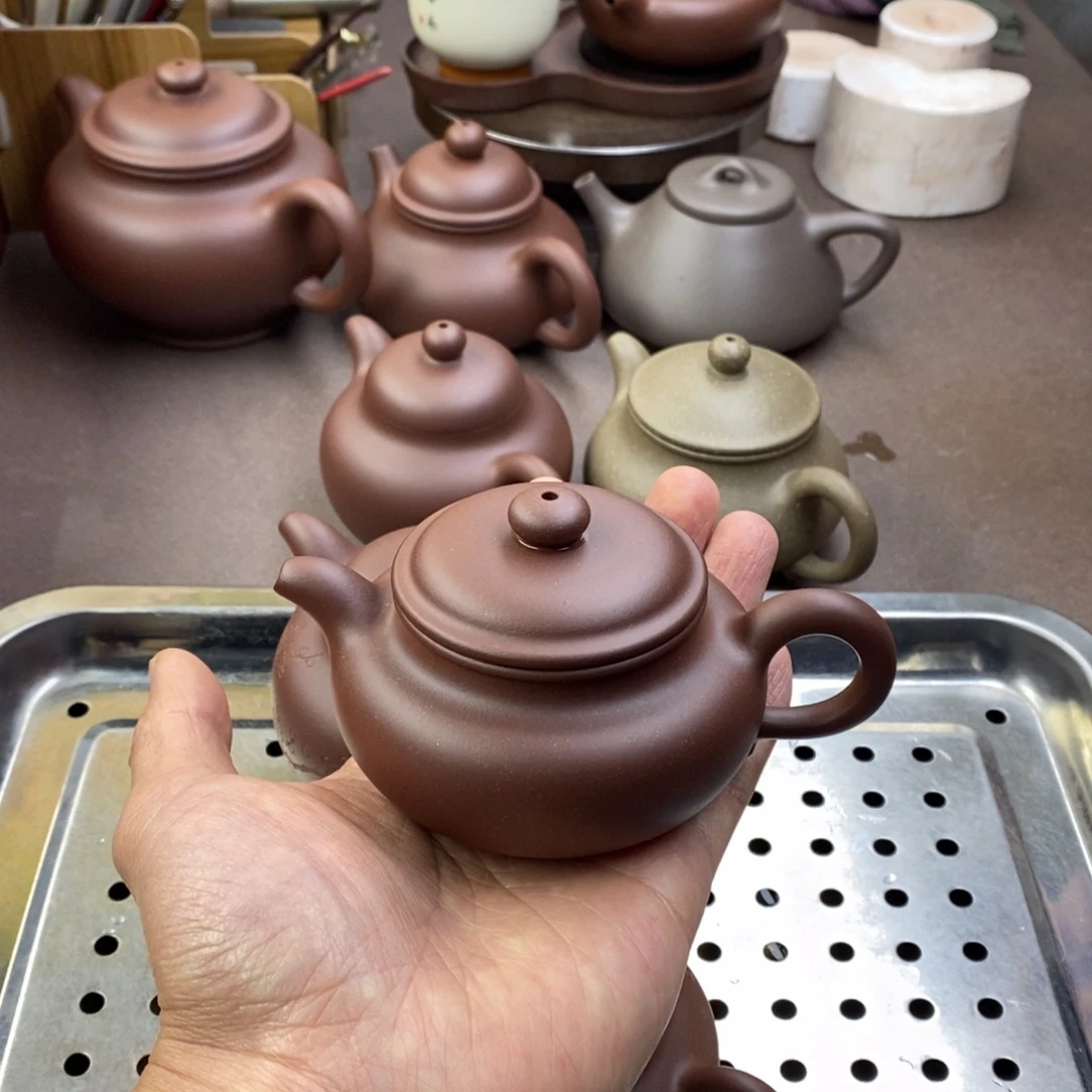 紫砂茶壶小仿古容量150毫升左右