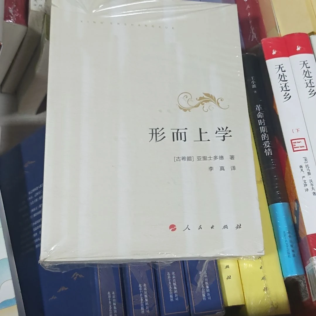 形而上学亚力士多德著李贞翻译人民出版社定价96 96.