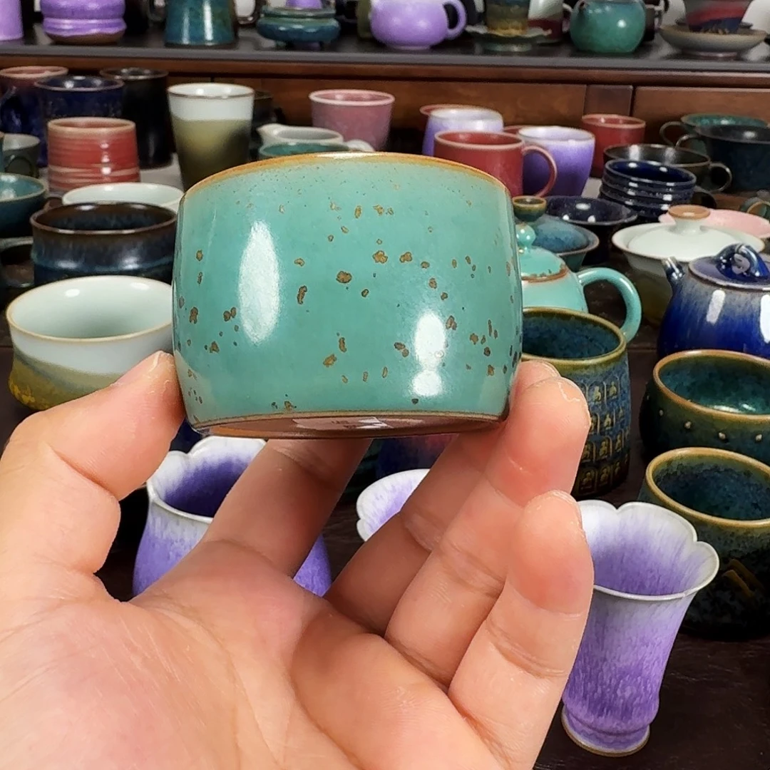 炉钧釉主人杯任晓飞老师高端瓷器