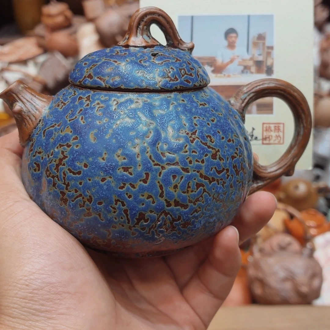 柴烧老岩泥手工茶器皿
