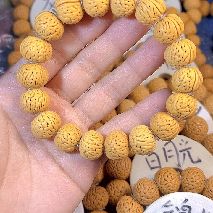 桃核吊坠16磨盘桃核手串