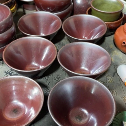 茶盏遥*器建阳建盏全品斗笠