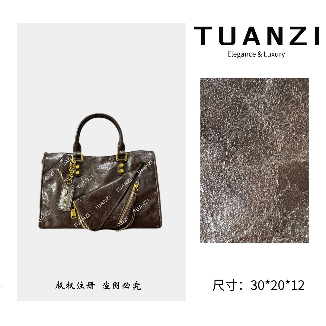 TUANZI【高端玩家】秋冬新款原创小众设计机车包 SD-5651-暗骑士