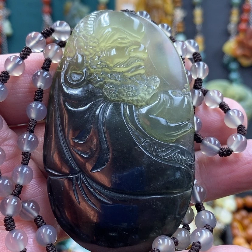 【闪购商品】未镶嵌蛇纹石玉吊坠