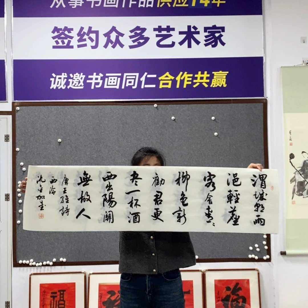 书法沈老师书法作品