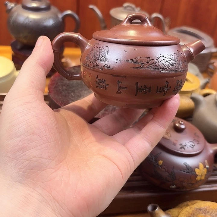 茶壶紫砂正品一个