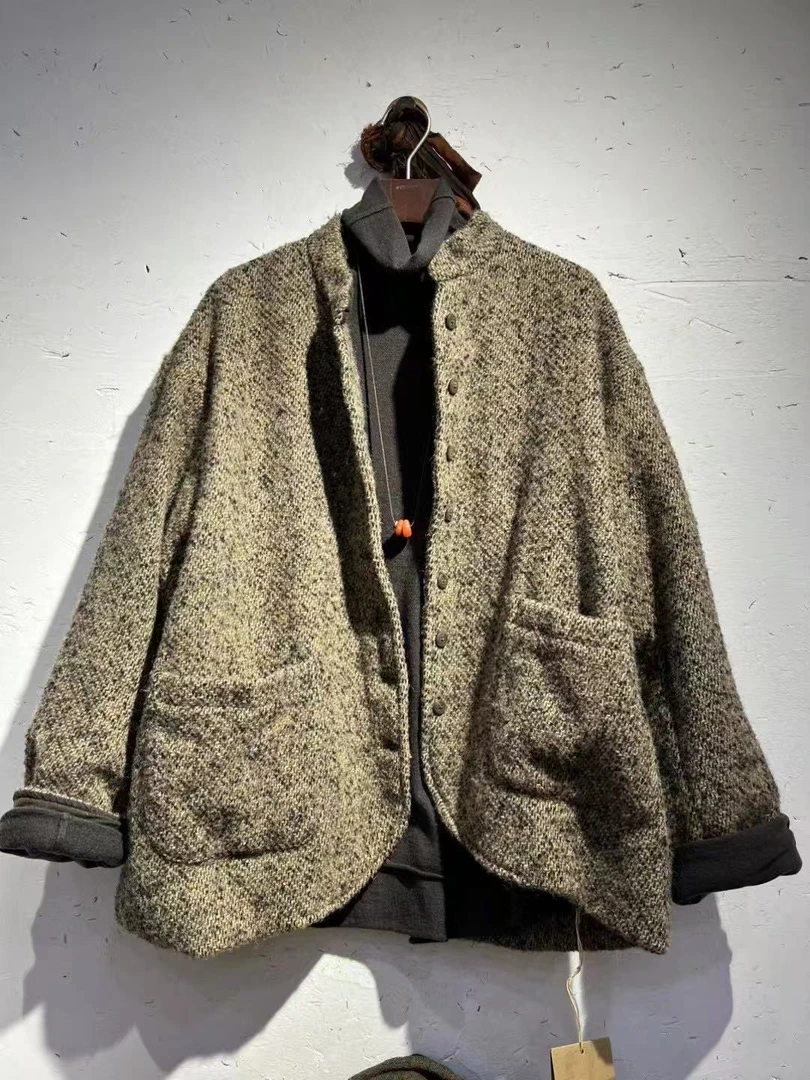 千岛布衣原创分享衣路双层外套