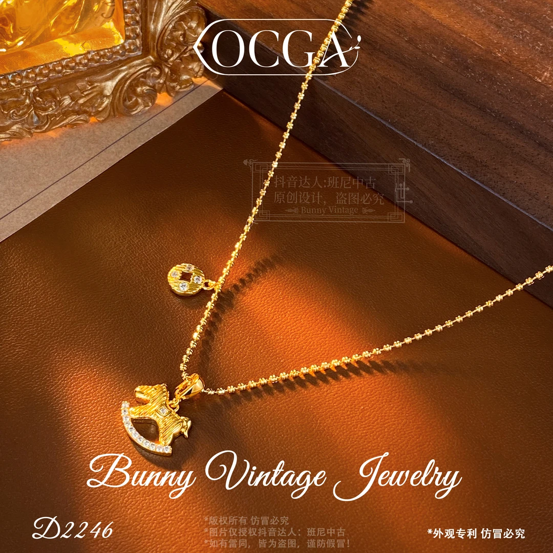项链 镀K金D2246 法【马上有钱】OCGA 欧斯伽斯 项链