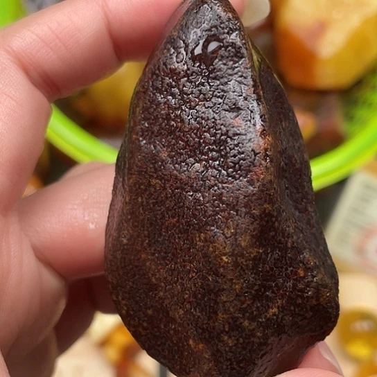 定制琥珀订制黑蛋原石