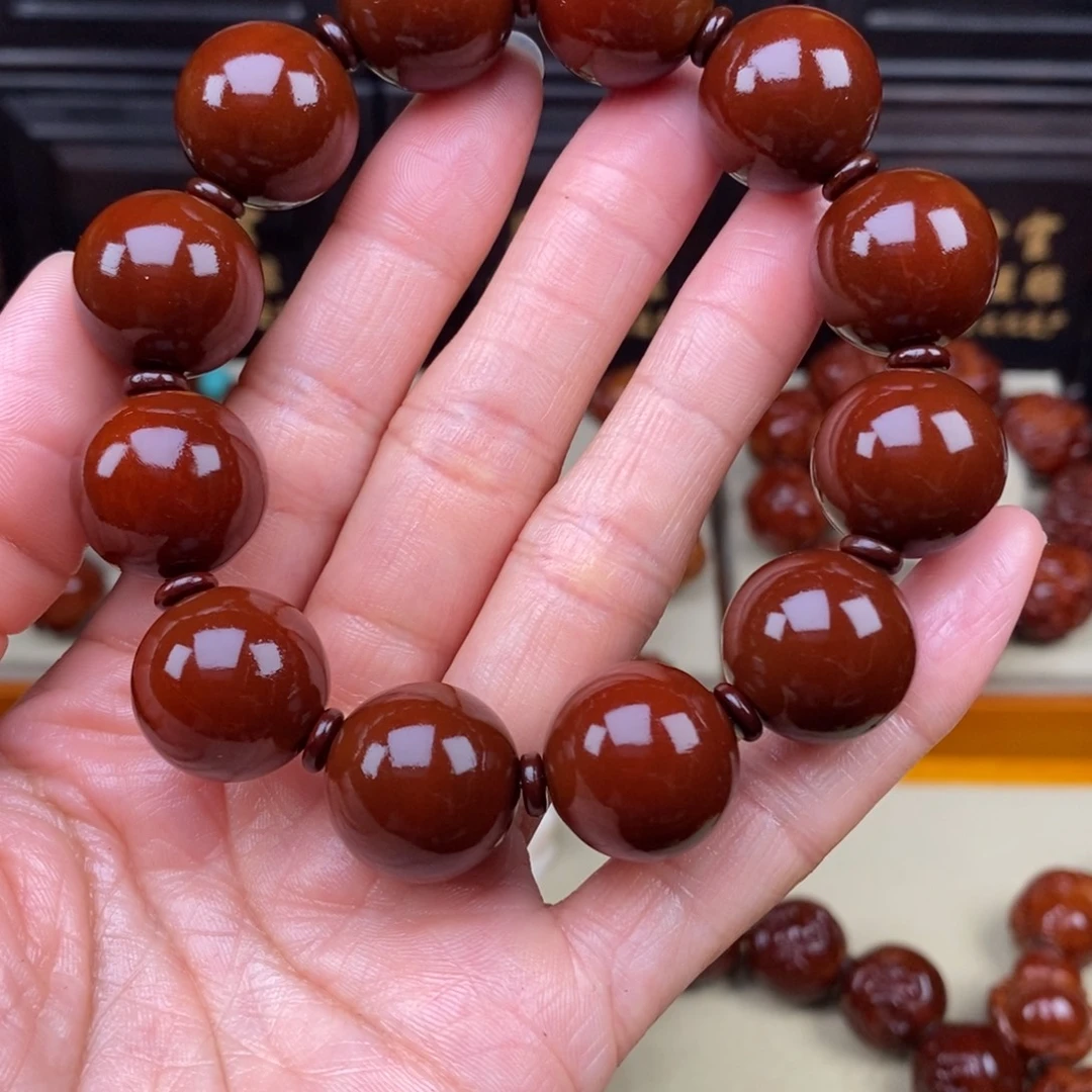 彬****橄榄核吊坠光珠光珠