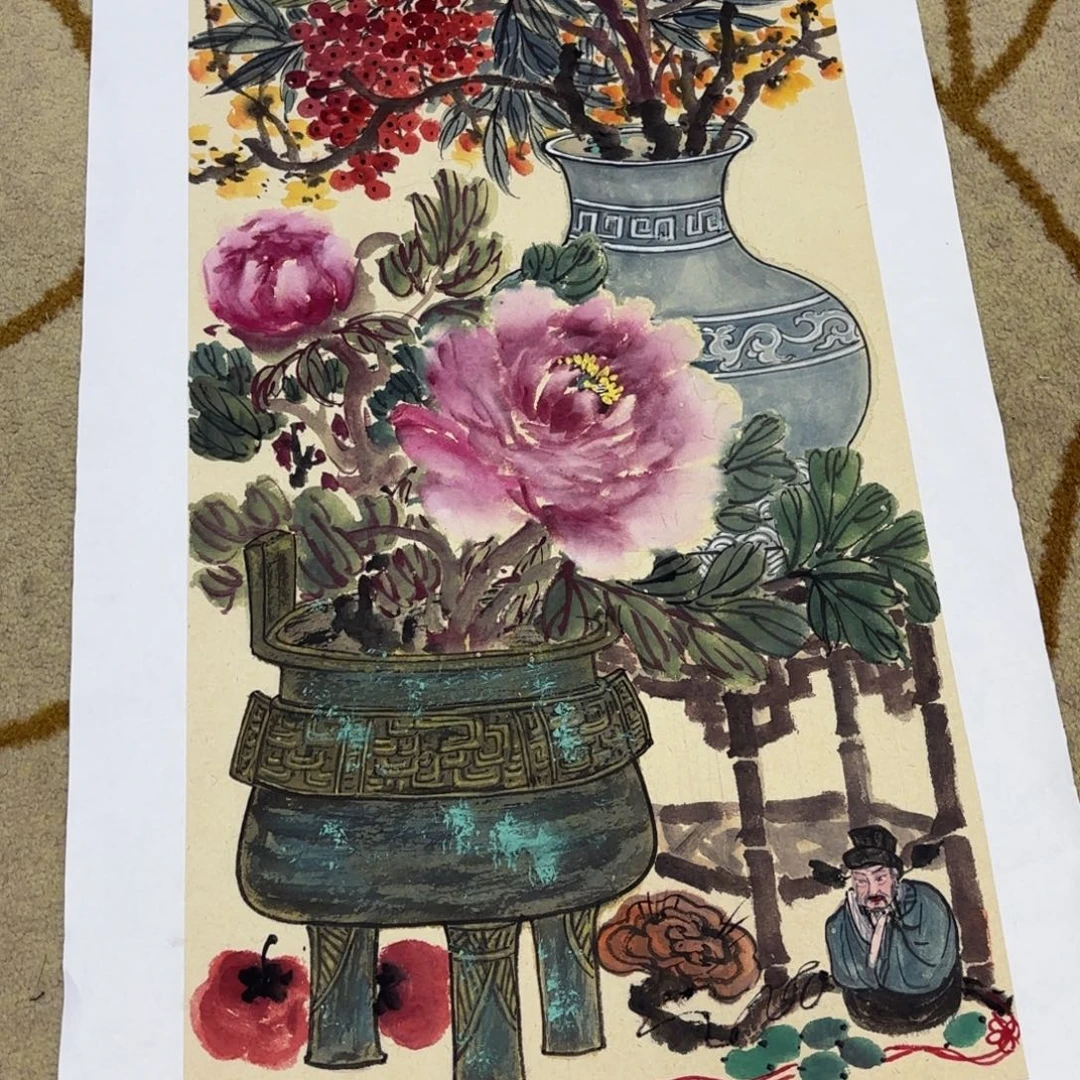 国画叶成兰老师作品刘