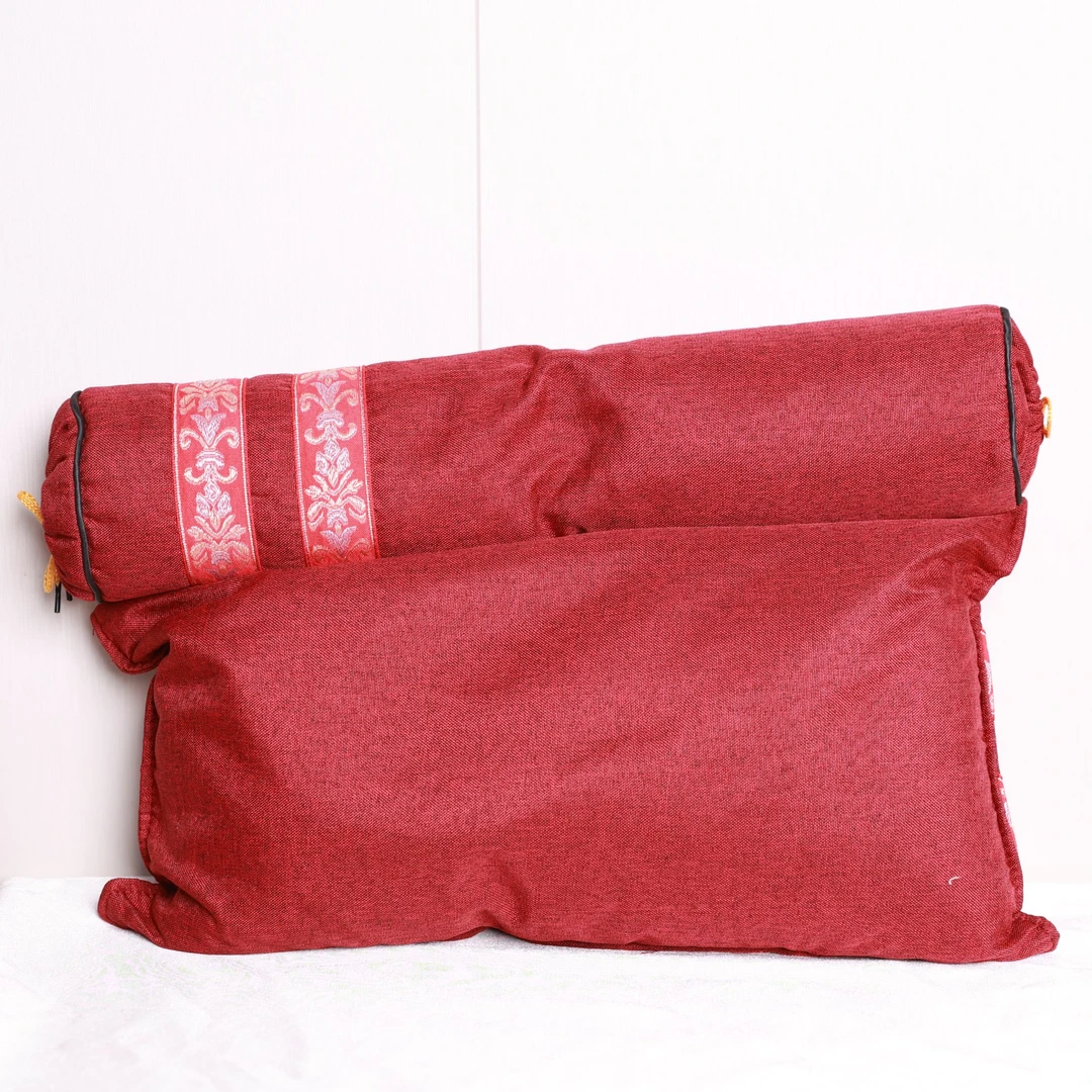 w15634 海南黄花梨-正红色枕头