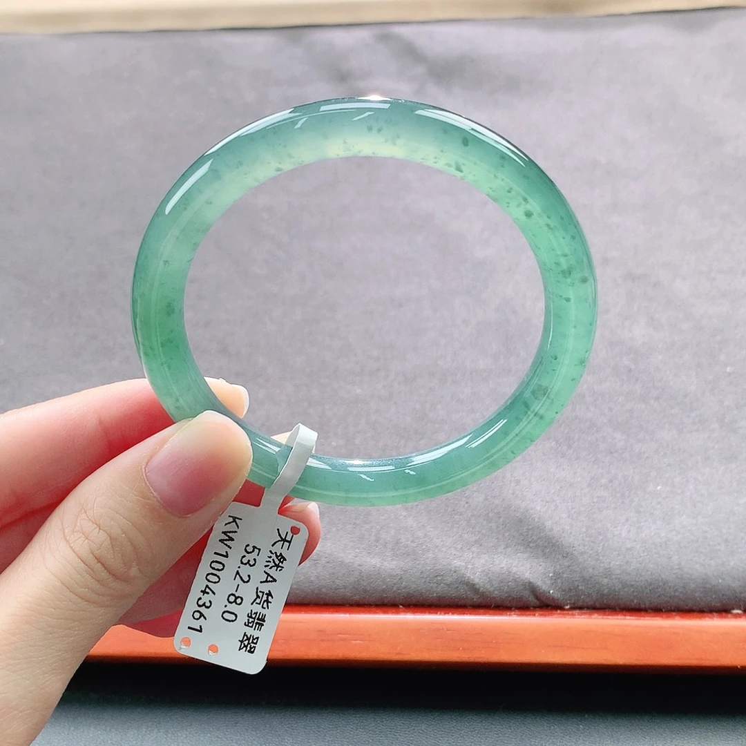翡翠未镶嵌手镯天然