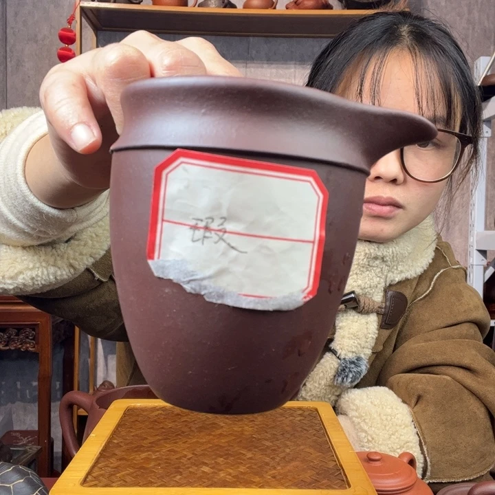 茶杯紫砂原矿紫砂杯