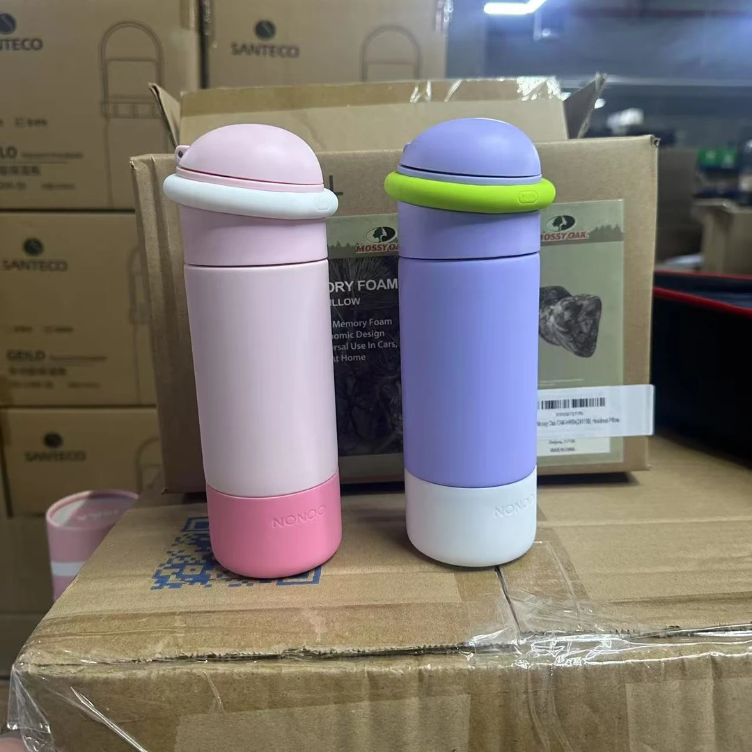 K250011  330ml  呼啦吸管保温杯 好看不锈钢水杯