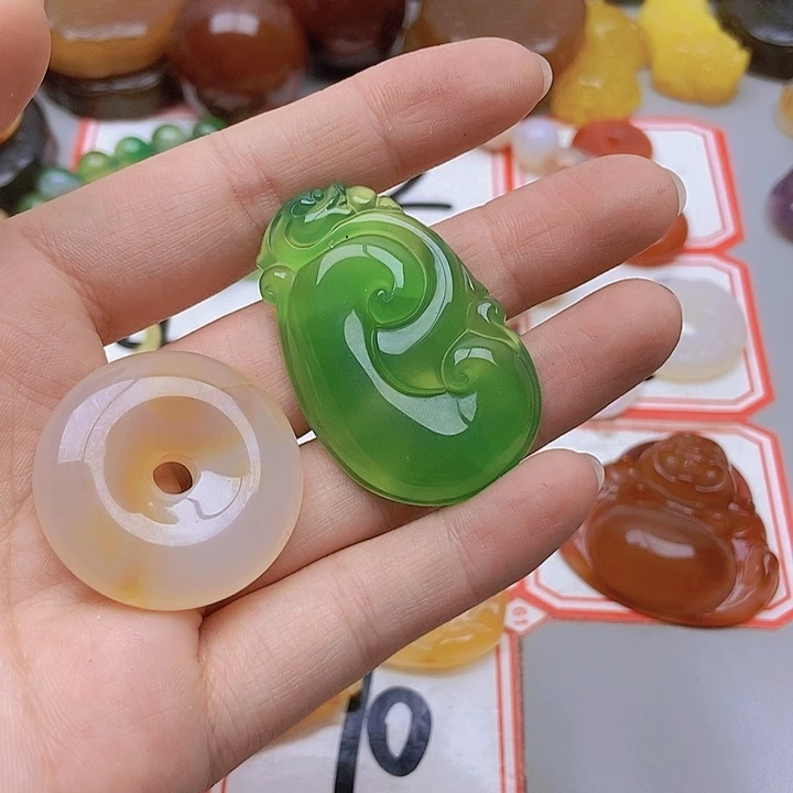 【闪购商品】玛瑙/玉髓未镶嵌珠宝半成品D****1