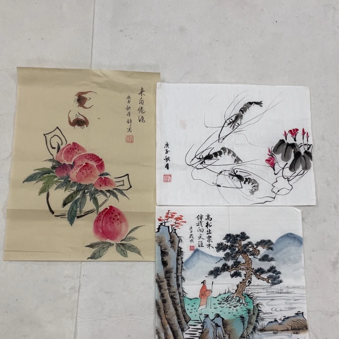 国画刘静老师绘画