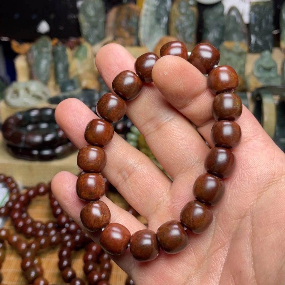 那***g岫岩河磨玉（透闪石质玉）未镶嵌颈饰13×12