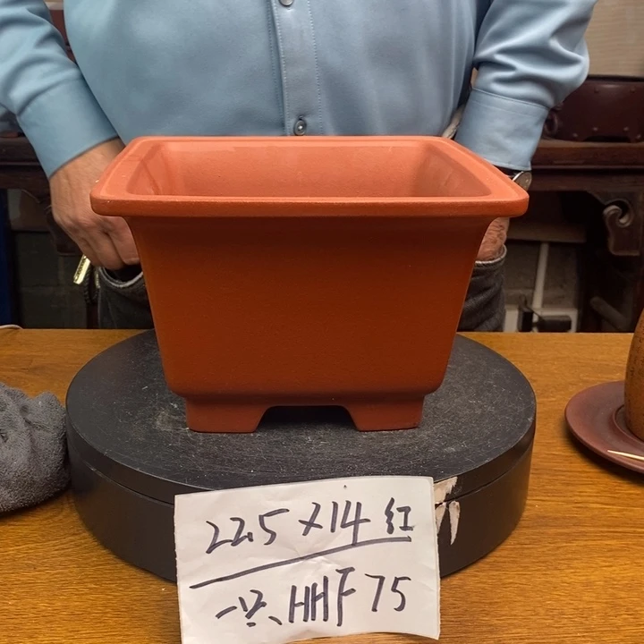 紫砂花盆货号一只HHF75