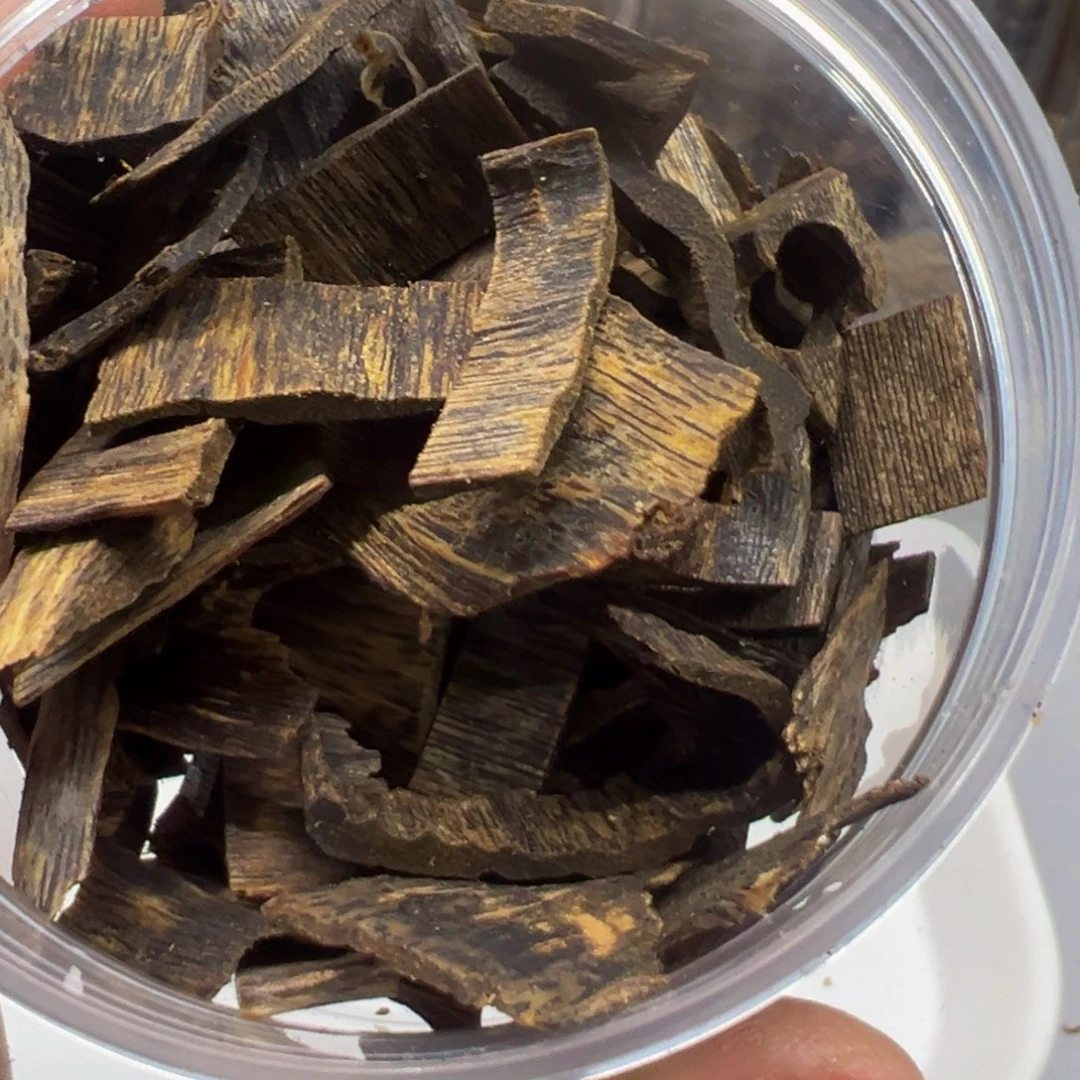 沉香沉香碎屑中*暖张勺子原材料50克