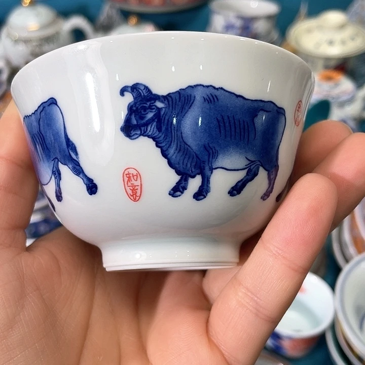 用****2景德镇陶瓷主人杯12344