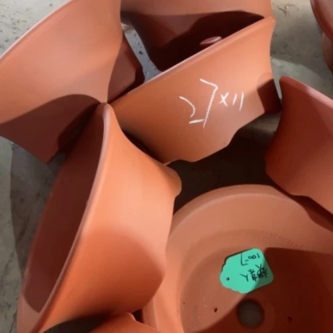 紫砂花盆100-7。27-11。