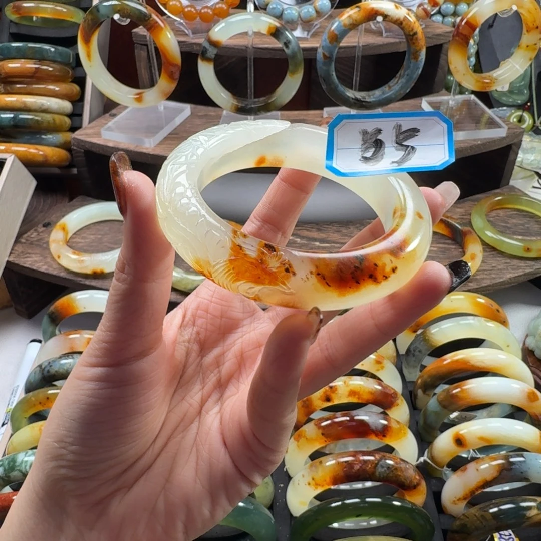 蛇纹石玉合金手镯微瑕