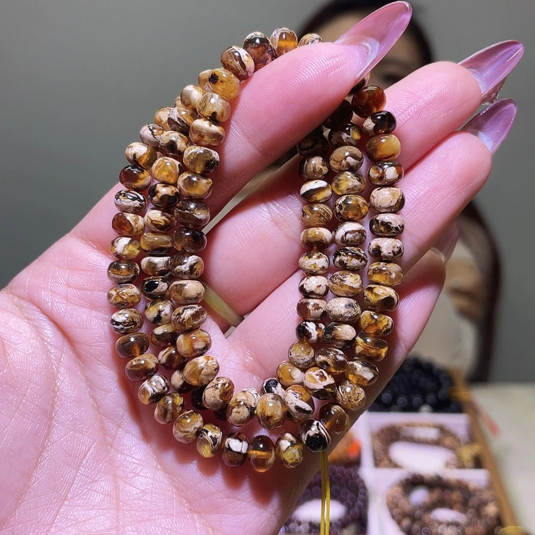 琥珀未镶嵌裸石抚顺琥珀6+溶洞108