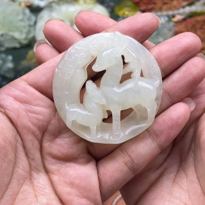 未镶嵌蛇纹石玉项链