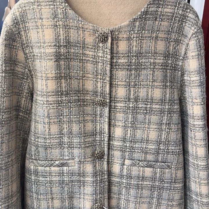 100%纯羊毛小香风穿到125斤