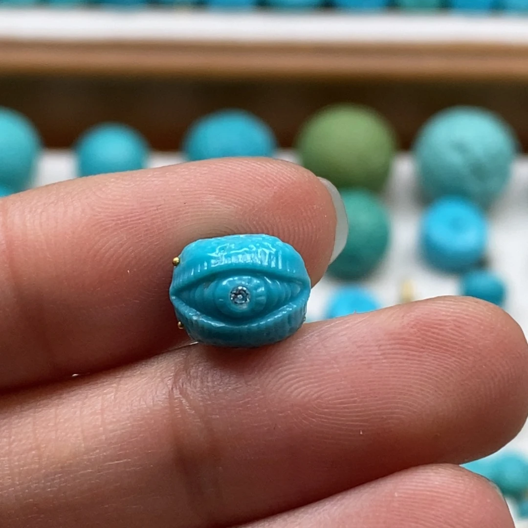 绿松石颈饰未镶嵌九***视