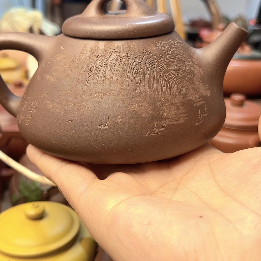 紫砂茶壶全手工制作和半手工