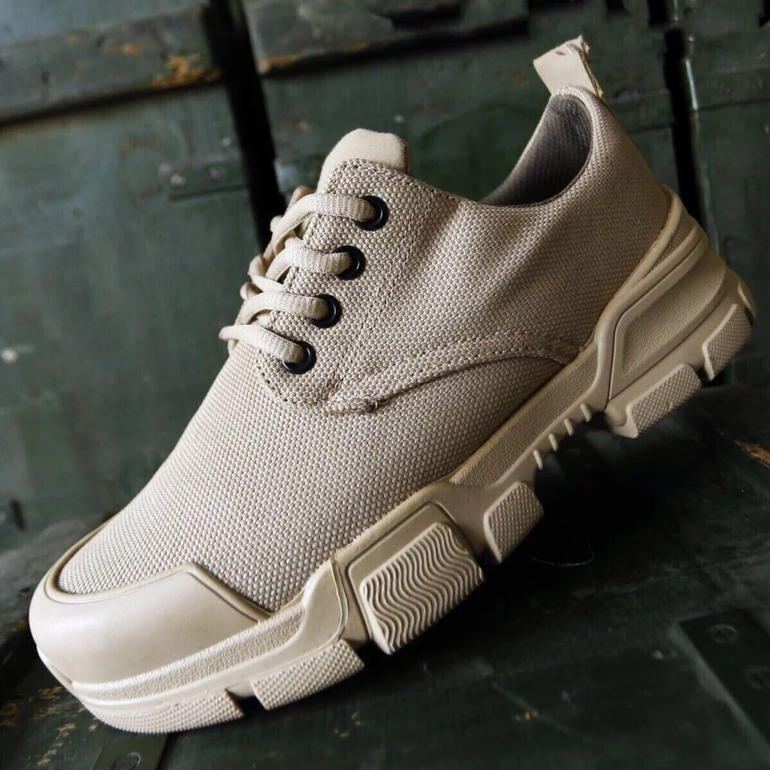 强步正品1137低帮单鞋劳保工装男女帆布马丁靴厚底防水耐磨防滑鞋