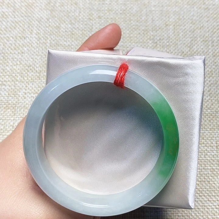 翡翠未镶嵌手镯57-58