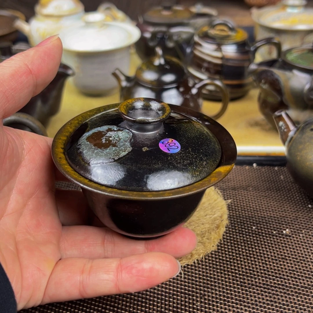 ****人乘风茶器——盖碗392号微瑕