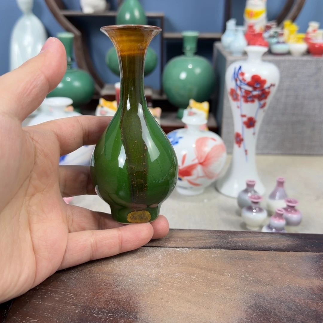 陶瓷手工小花器摆件