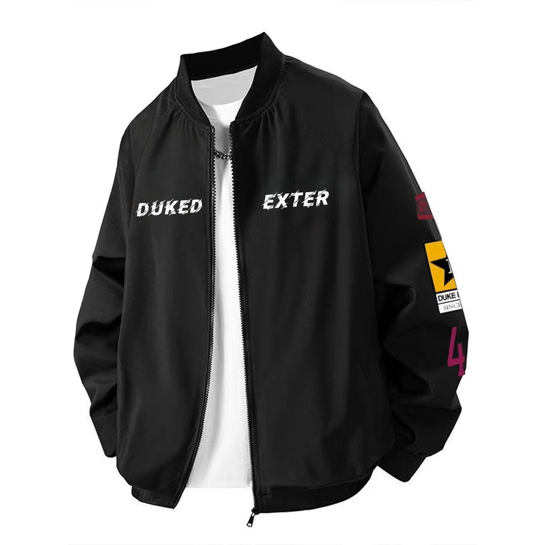 【官方正品】机车飞行员印花员夹克休闲外套春秋防风宽松百搭棒球服