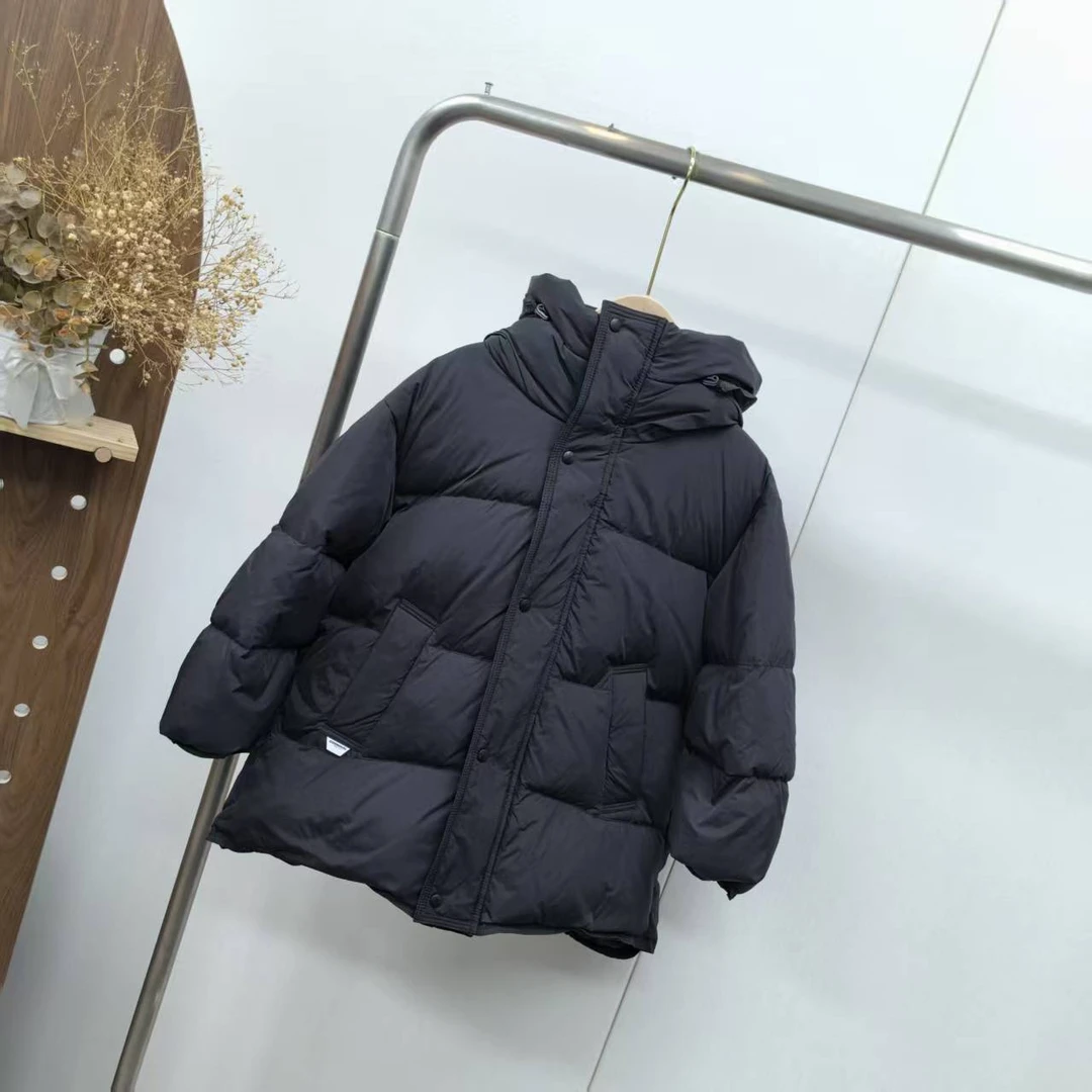 【1826】黑色鹅绒服B1-9