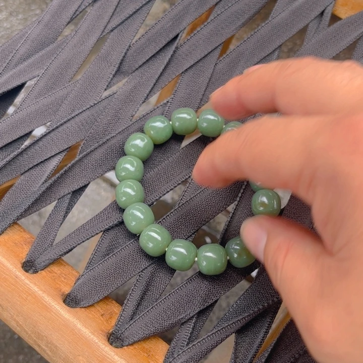 手链未镶嵌和田玉（糖玉）