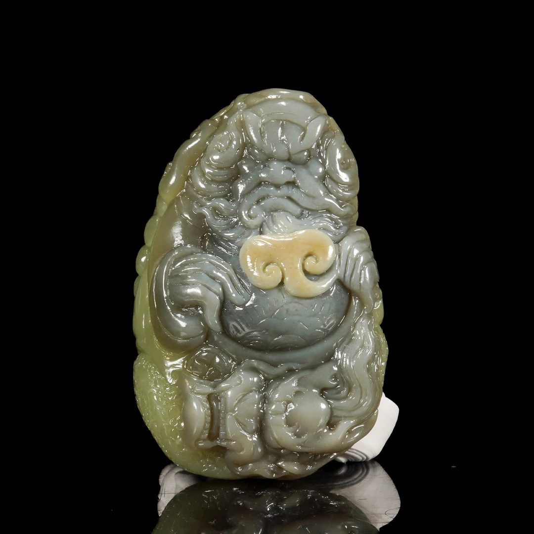 LOT.033和田玉巧雕钟馗/X4535