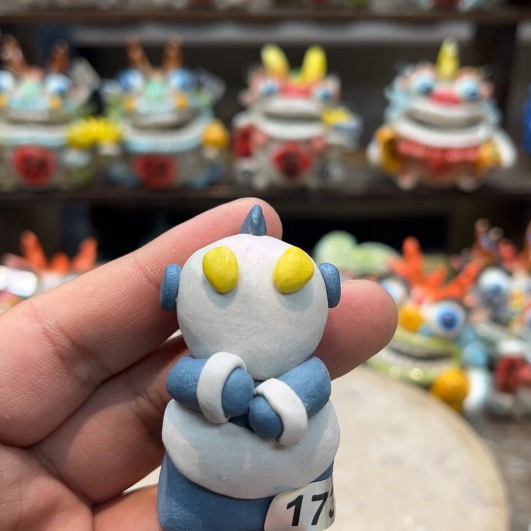 摆件纯手工抽象陶瓷摆件173