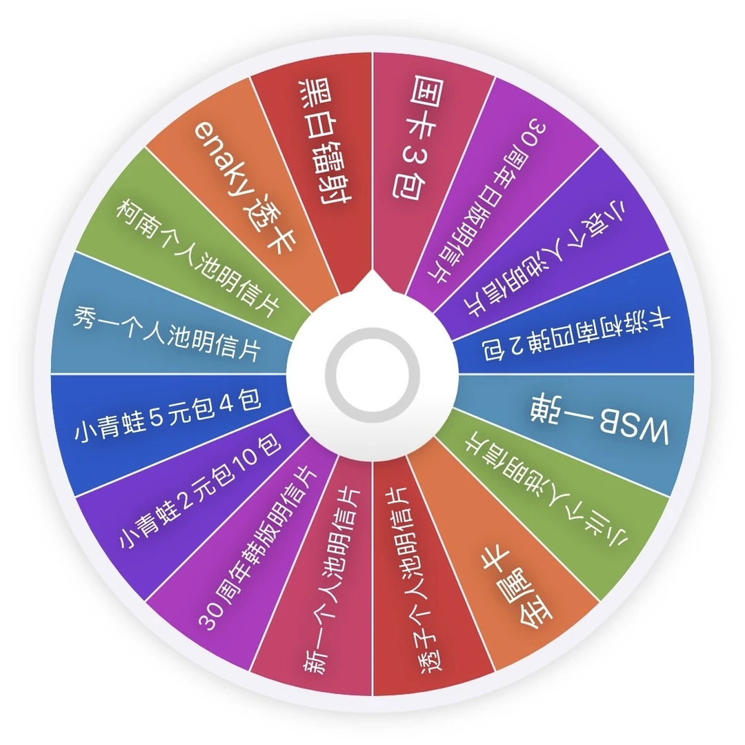 【清仓】9.9卡牌明信片转盘