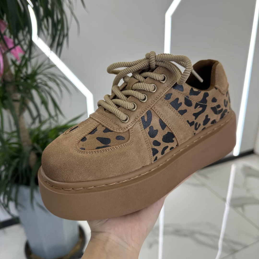 602-9系带厚底松糕老爹鞋运动鞋休闲鞋显脚小板鞋美拉德女鞋