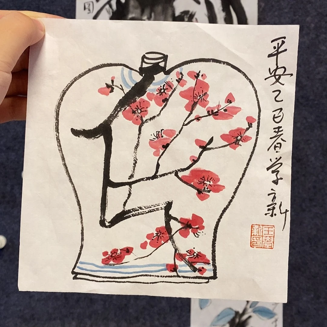 国画王存康老师手绘原作17+17