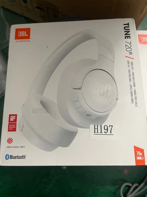 95新 JBL 捡漏TUNE 720BT头戴耳机编号H197