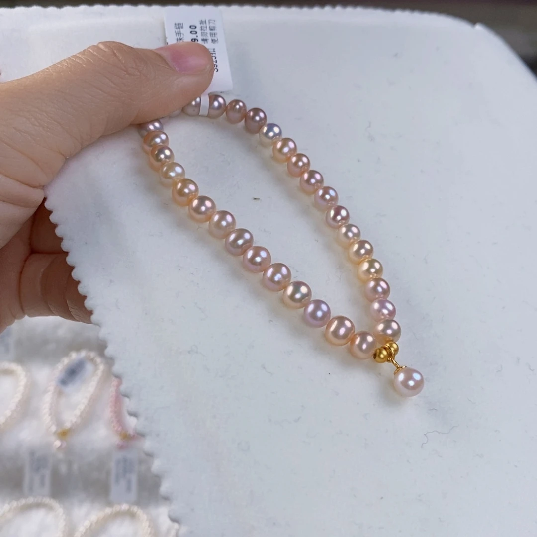 淡水珍珠手绳银S925镶嵌X*?