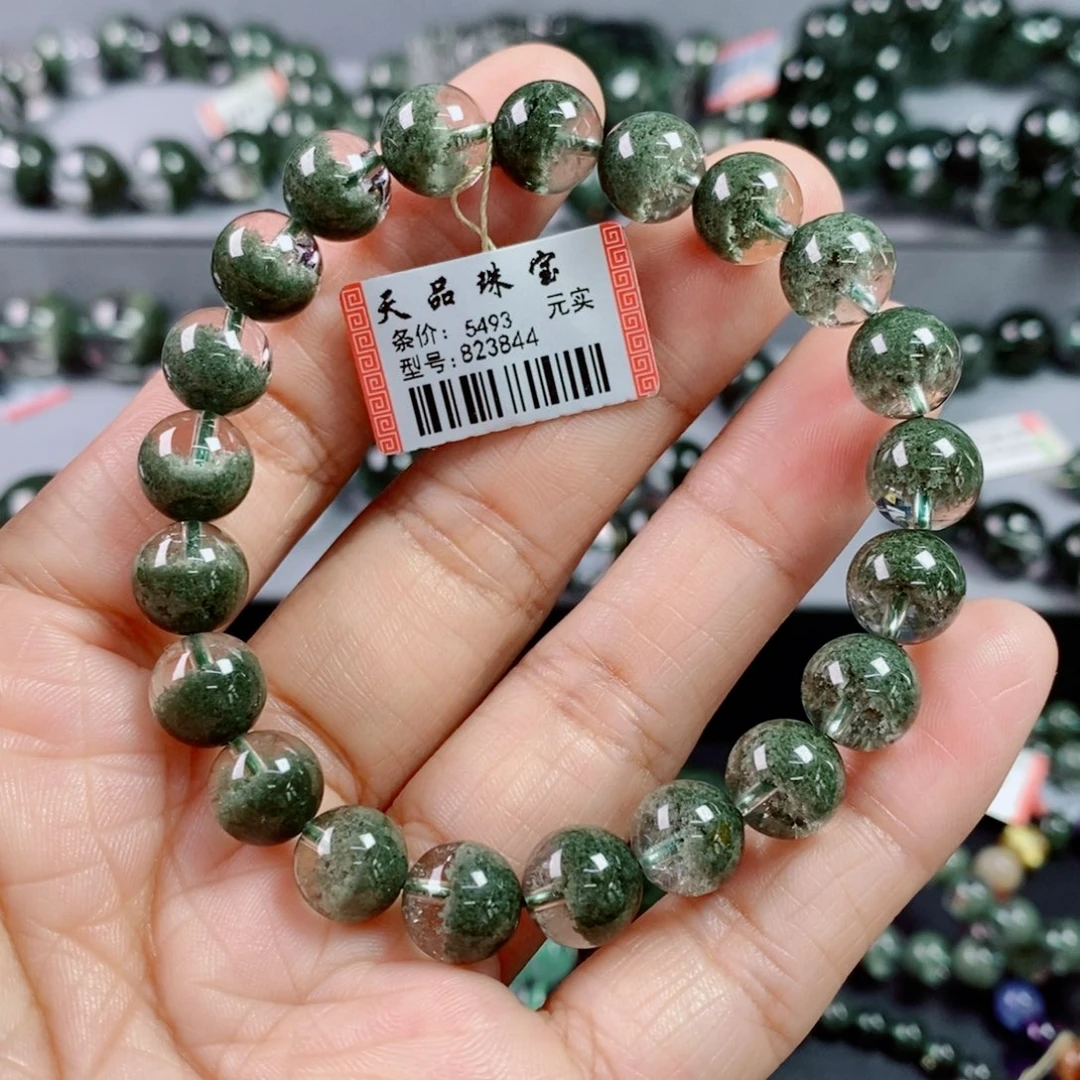 手链未镶嵌水晶小*气绿幽灵手链823844