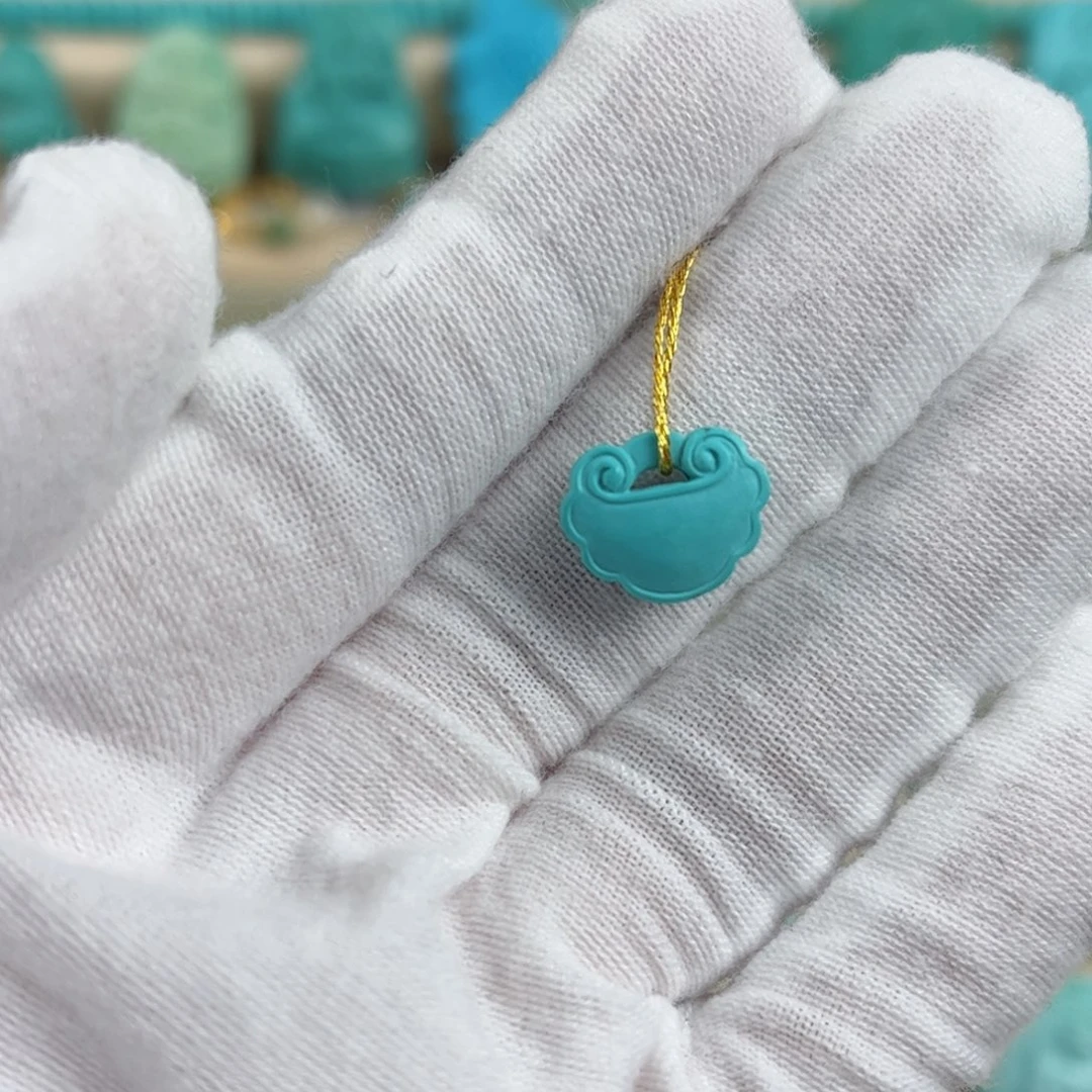 未镶嵌绿松石平安锁